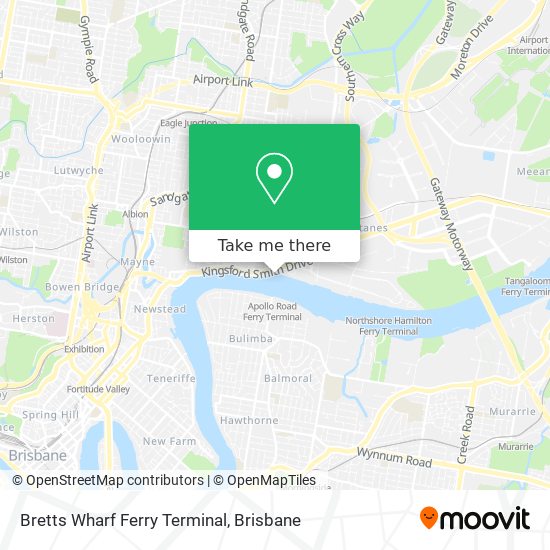 Mapa Bretts Wharf Ferry Terminal