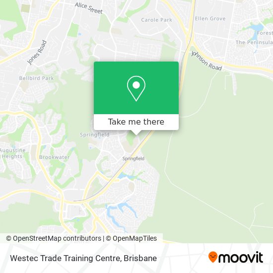 Westec Trade Training Centre map