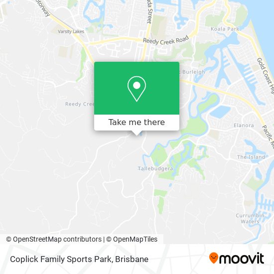 Coplick Family Sports Park map