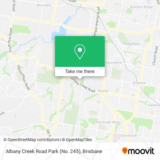 Albany Creek Road Park (No. 245) map