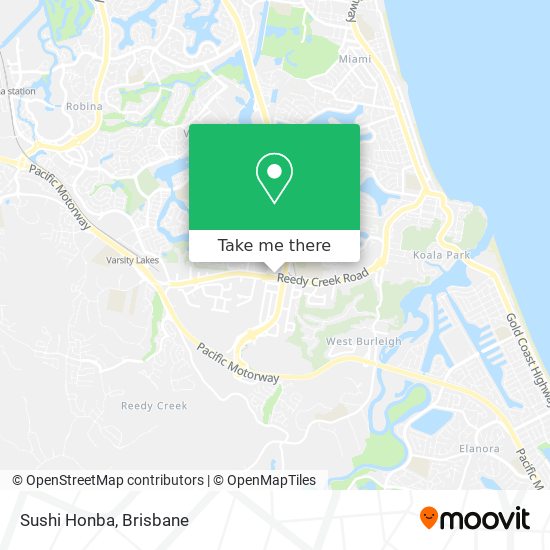 Sushi Honba map