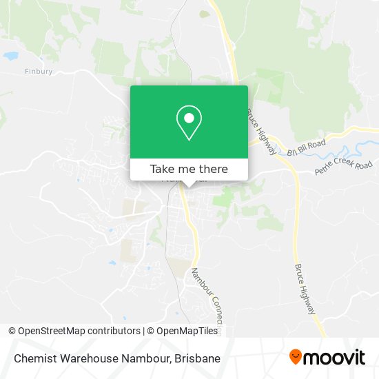 Chemist Warehouse Nambour map