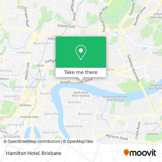 Hamilton Hotel map