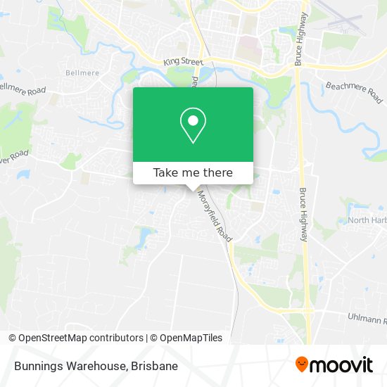 Bunnings Warehouse map
