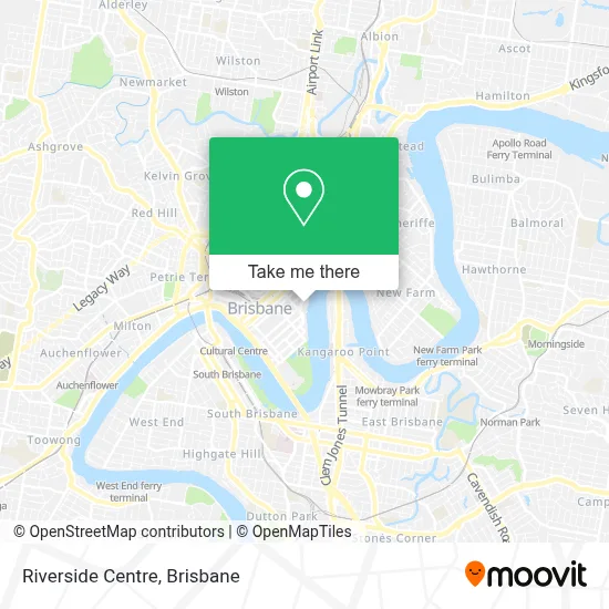 Mapa Riverside Centre