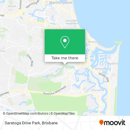 Saratoga Drive Park map