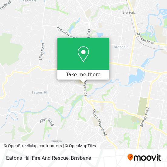 Eatons Hill Fire And Rescue map