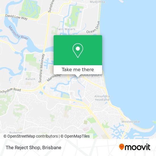 The Reject Shop map