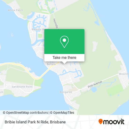 Bribie Island Park N Ride map