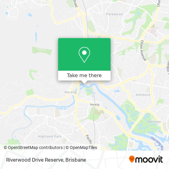Riverwood Drive Reserve map
