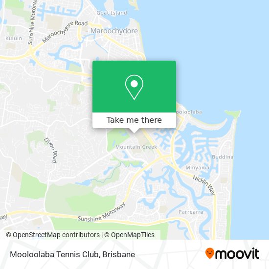 Mooloolaba Tennis Club map