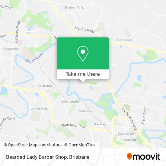 Bearded Lady Barber Shop map