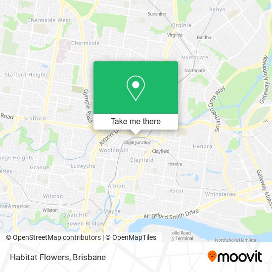 Habitat Flowers map