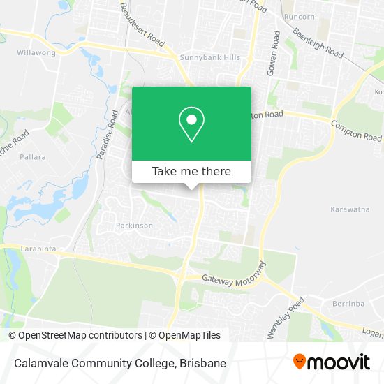 Calamvale Community College map