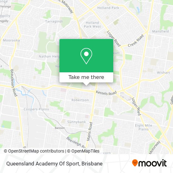 Queensland Academy Of Sport map