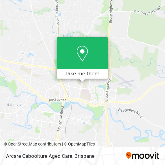 Arcare Caboolture Aged Care map
