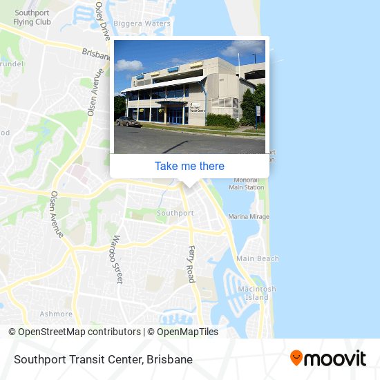 Southport Transit Center map