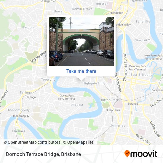 Mapa Dornoch Terrace Bridge