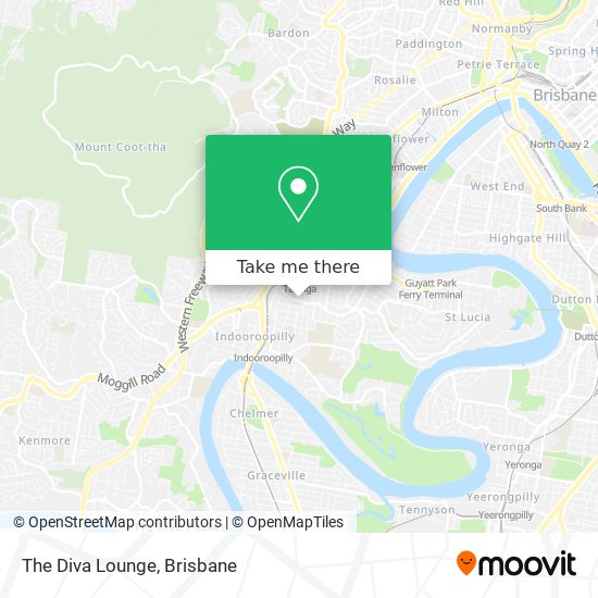 The Diva Lounge map
