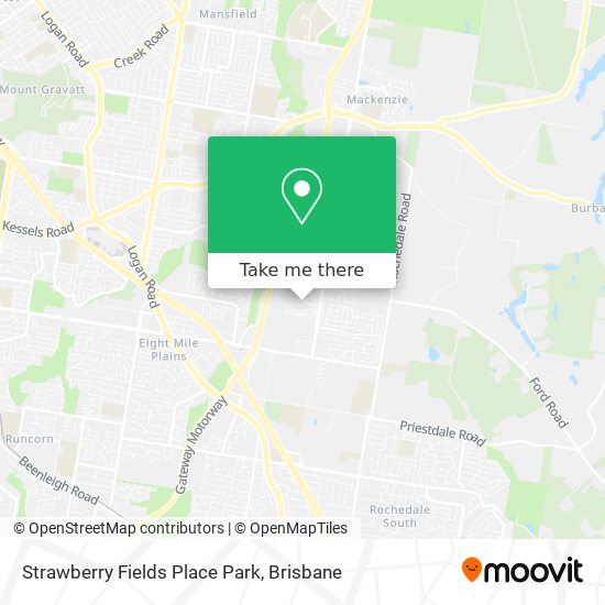 Strawberry Fields Place Park map