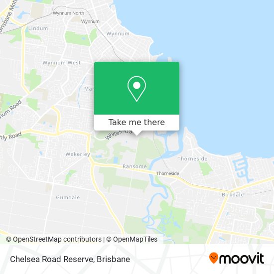 Chelsea Road Reserve map