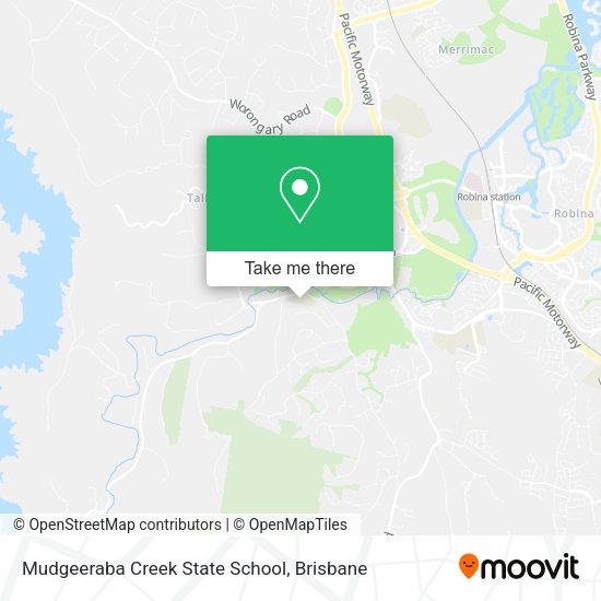 Mudgeeraba Creek State School map