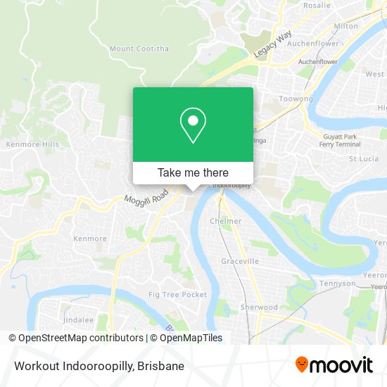 Mapa Workout Indooroopilly