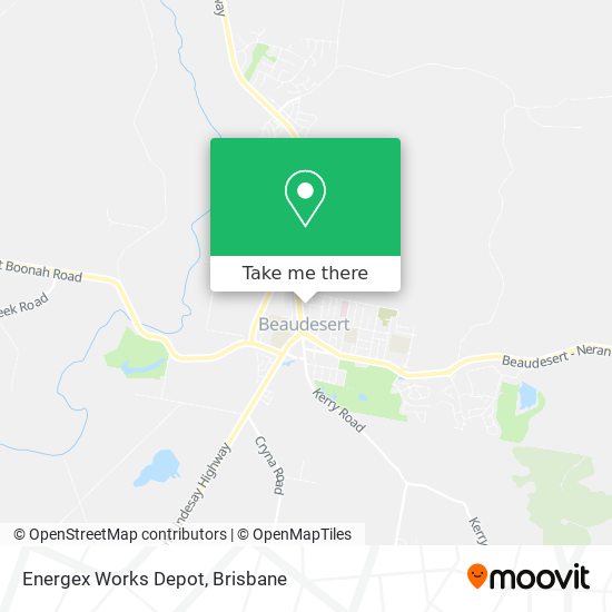 Energex Works Depot map