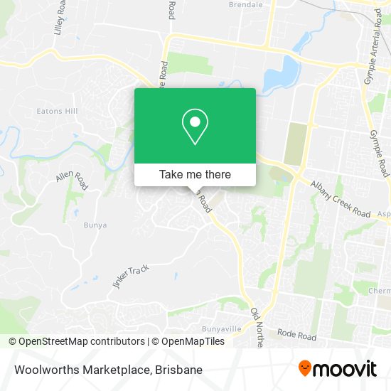 Woolworths Marketplace map