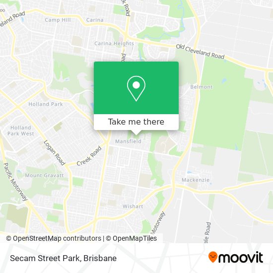 Secam Street Park map