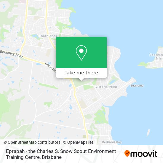 Eprapah - the Charles S. Snow Scout Environment Training Centre map