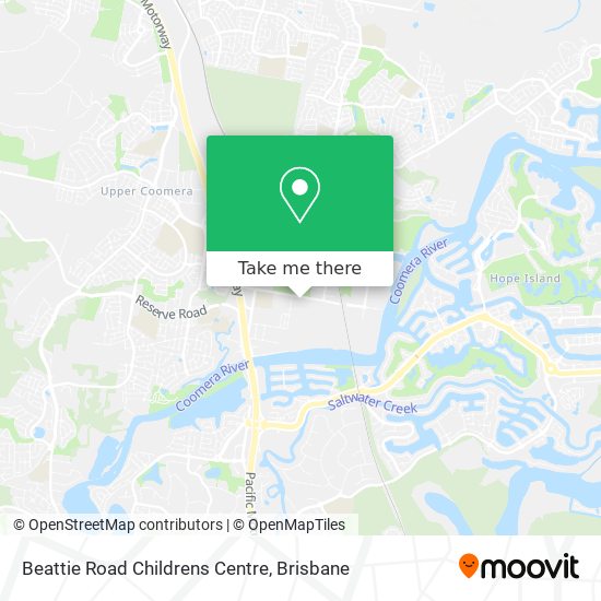 Beattie Road Childrens Centre map