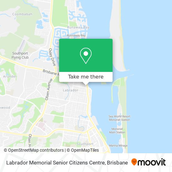 Labrador Memorial Senior Citizens Centre map