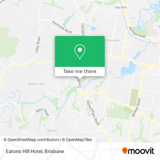 Eatons Hill Hotel map