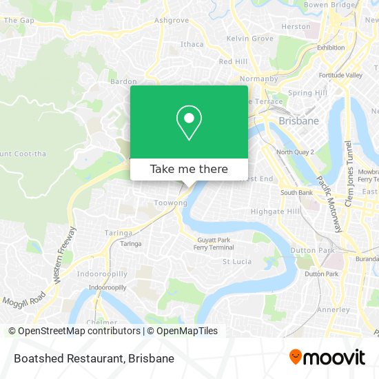 Boatshed Restaurant map