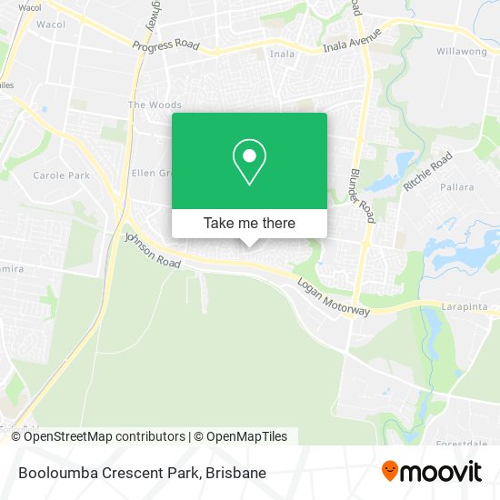 Booloumba Crescent Park map