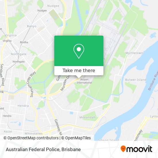 Australian Federal Police map