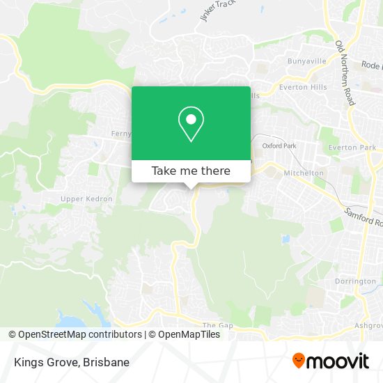 Kings Grove map