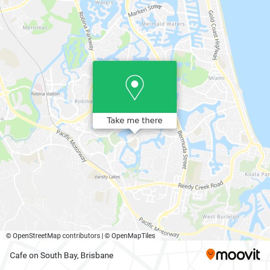 Cafe on South Bay map