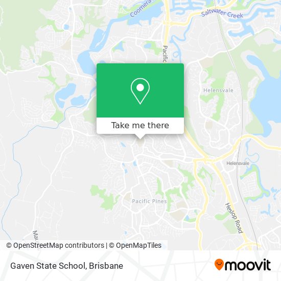 Gaven State School map