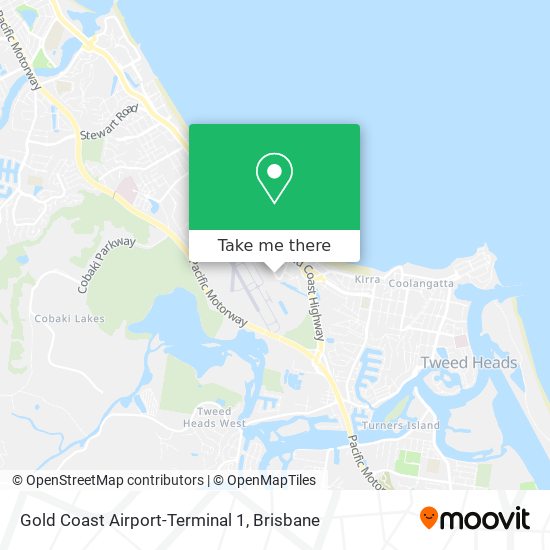 Gold Coast Airport-Terminal 1 map