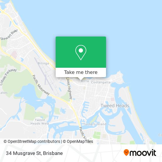 34 Musgrave St map