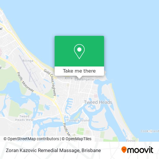 Zoran Kazovic Remedial Massage map