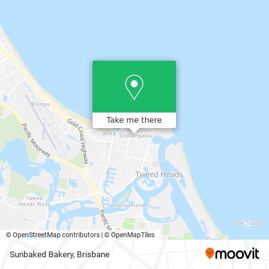 Sunbaked Bakery map
