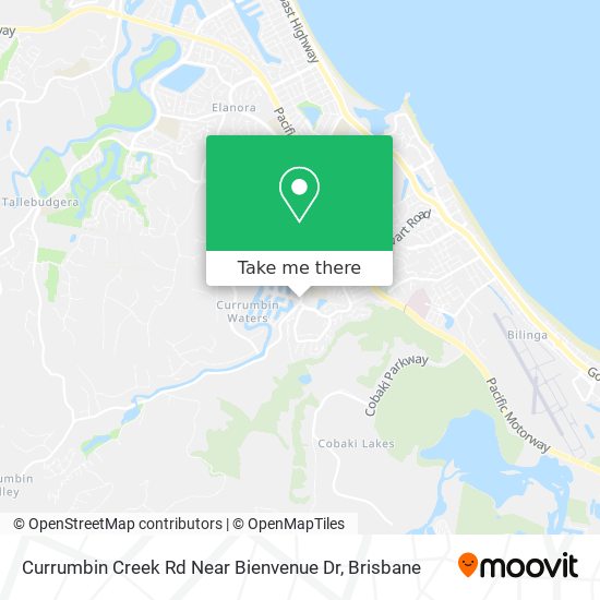 Currumbin Creek Rd Near Bienvenue Dr map