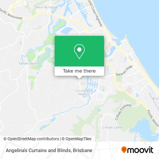 Angelina's Curtains and Blinds map