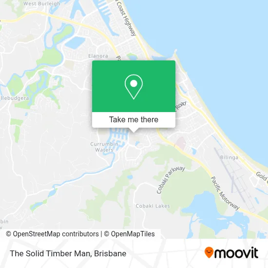 Mapa The Solid Timber Man