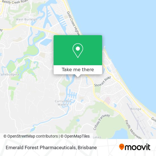 Emerald Forest Pharmaceuticals map