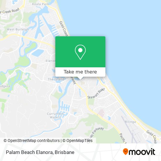 Palam Beach Elanora map