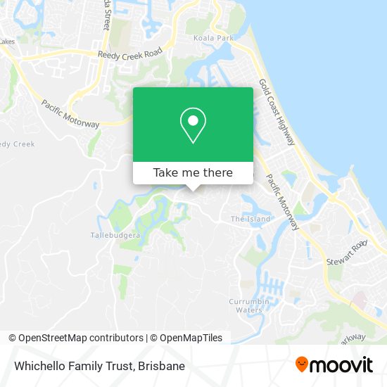 Whichello Family Trust map